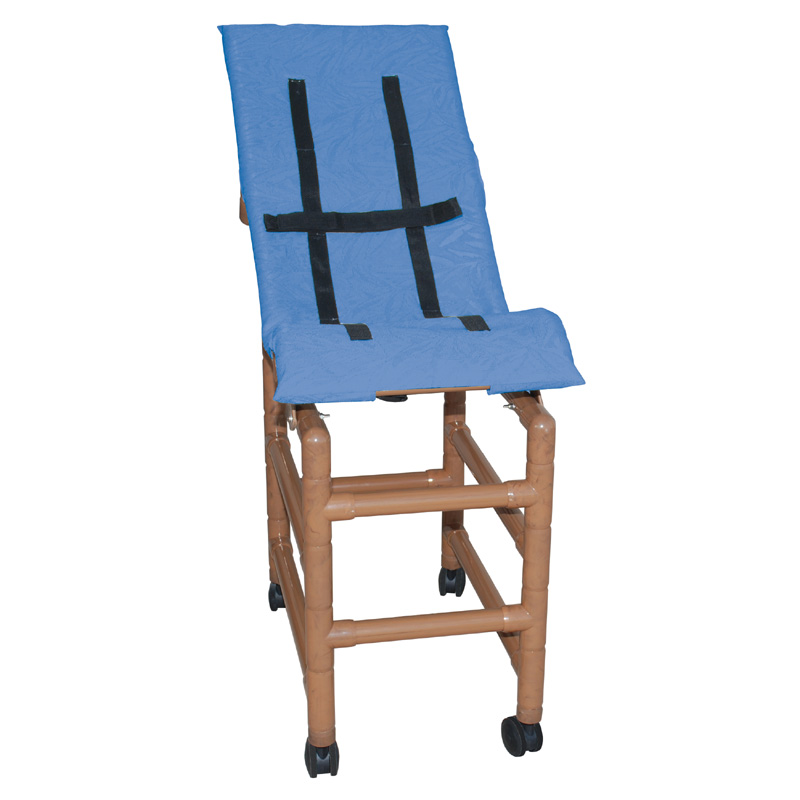 Wood Tone Large Reclining Pediatric Shower Chair